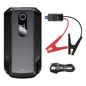 Automotive: Baseus 20000mAh Super Energy Jump Starter and Power Bank, 2000A Car Jump Start