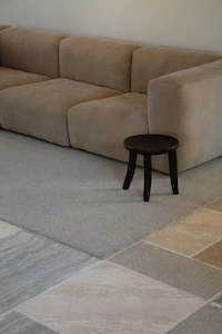 Tip Sheared Wool Rug Marl Grey
