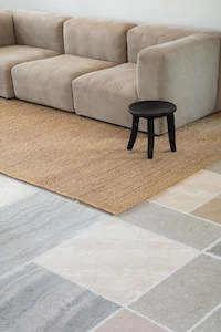 Pony Braid Jute Rug Natural