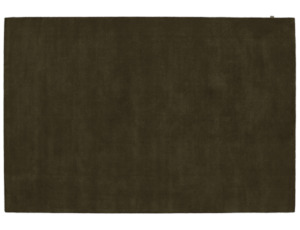 Cut Pile Wool Rug Moss