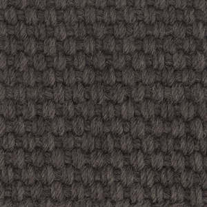 Basket Weave Wool Carpet Sample Charcoal