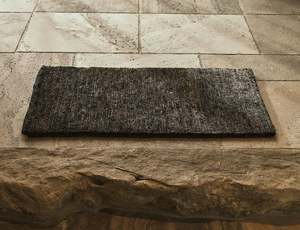 Annual Rug Sale: Hand Knotted Jute Entrance Mat Fossil (Display Stock)