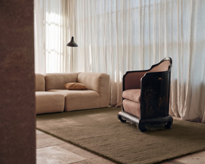 Wale Weave Rug Khaki
