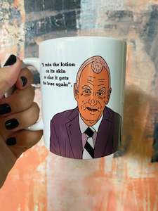 Political: Trevor mallard hoses protesters mug