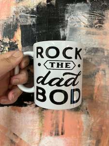 Mum Dad Mugs: Dad bod mug