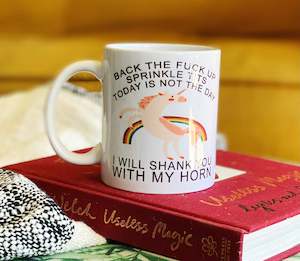 Shank you with my horn mug