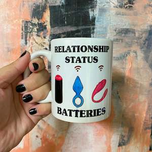 Relationship status mug
