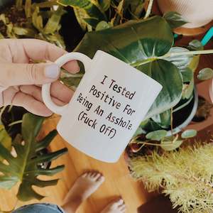 Covid Funnies: Positive mug