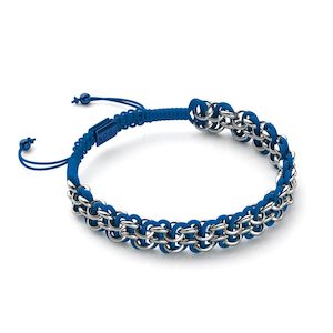 Discounted By Tag Discounted: 65 Links | Blue Kismet Bracelet