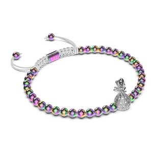 Pina Colada | Unicorn Silver x White | Crystal Pineapple Charmballa Bracelet