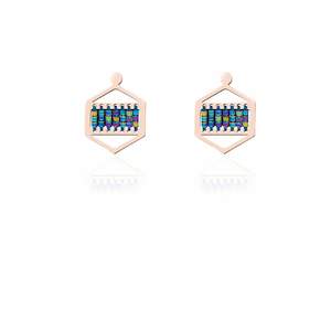 Desert Collection: Manhattan Beach | 18k Rose Gold | Boho Earrings