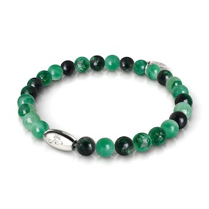 Poolside: AAA Green Lepidolite | .925 Sterling Silver | Gemstone Bracelet