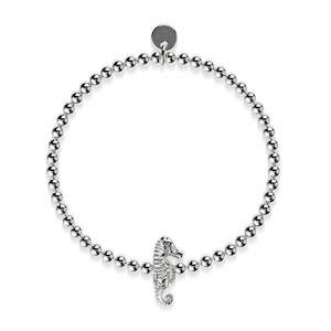 Animal Instinct: Reef | Silver | Seahorse Charm Bracelet