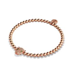 Animal Instinct: Fierce | Rose Gold Vermeil | CZ Diamond Cat Bracelet