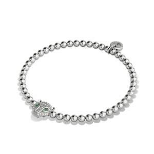 Fierce | .925 Sterling Silver | CZ Diamond Cat Bracelet