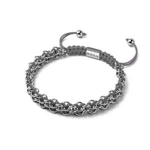 Koala Links | Mini Kismet Bracelet | Grey x Silver