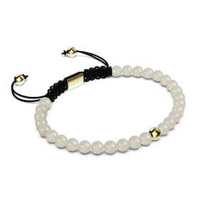 Down To Earth: Labradorite | Gold Vermeil | Focus Gemstone Macrame Bracelet