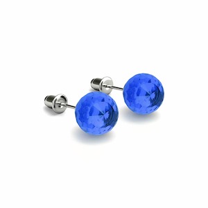 Studs: Sapphire | .925 Sterling Silver | Prisma Stud Earrings