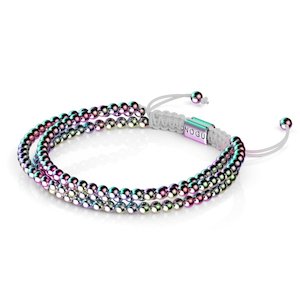 Unicorn Silver 1: Trinity | Unicorn Silver x White | Triple Strand Bracelet