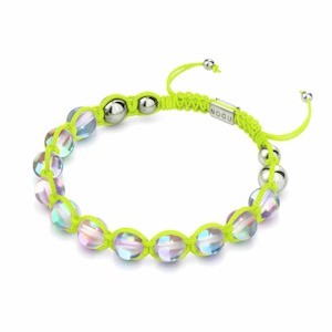 Pre Holiday Sale: Neon Yellow | Rainbow Supernova | Silver | Galaxy Glass Charmballa Bracelet