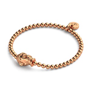 Symbolic Charms: Dharma | 18k Rose Gold | Buddha Charm Bracelet