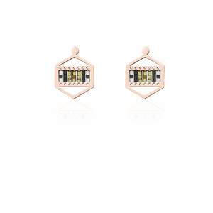 Rolling Hills | 18k Rose Gold | Boho Earrings