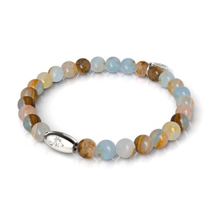 Natural Stones: AAA Calcite | .925 Sterling Silver | Gemstone Bracelet