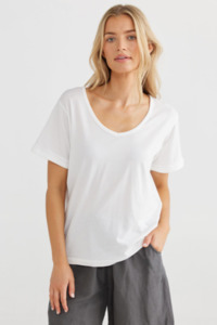 Shanty: Kasai S/S Tee - White