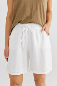 Shanty: Dune Shorts - White