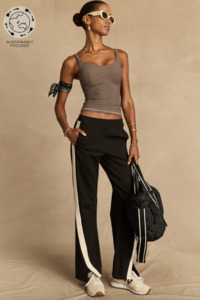 Luxe Loungewear: Petra Flare - Black/Natural
