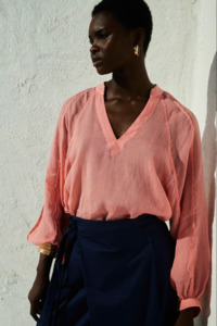 Meraki Blouse - Coral