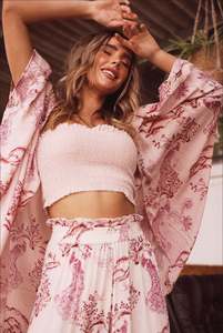 Phoenix Bandeau - Rose Smoke