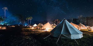 Event Glamping and Camping: Rental Bell tents