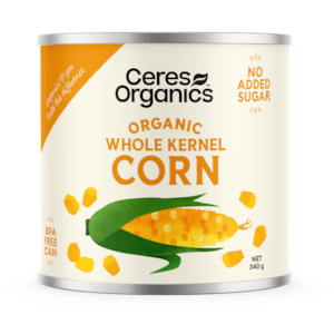 Convenience Food: Organic whole kernel corn