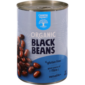 Convenience Food: Organic Black beans (400g tin)