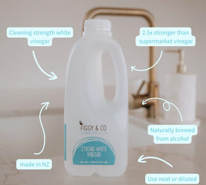 Household Cleaning Supplies: Strong White Vinegar - Figgy & Co