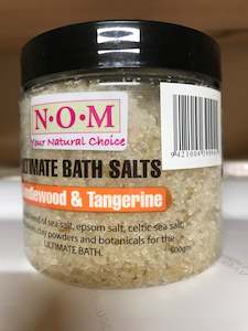 NOM - SANDALWOOD & TANGERINE ULTIMATE BATH SALTS 500gm