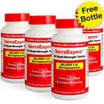 SERRAENZYME - BUY 3 + GET 1 FREE - SAVE $ 59.00