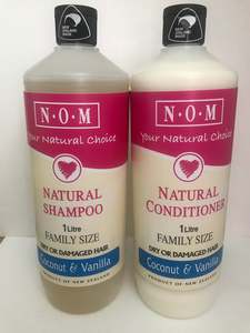 Nom Haircare: COCONUT & VANILLA - Litre ( Family Size )