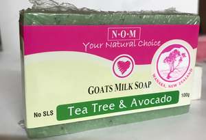 TEA TREE & AVOCADO GOATS MILK SOAP - 100gm