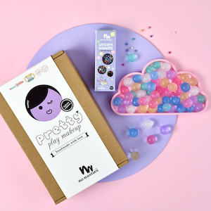 Pretty Play Makeup: Kids Makeup Deluxe Set Purple and Unicorn Water Beads