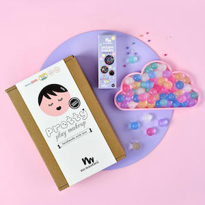 Kids Makeup Set Deluxe and Unicorn Water Beads Pink