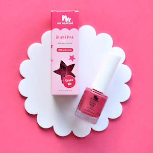 Bright Pink Water-Based Kids Nail Polish