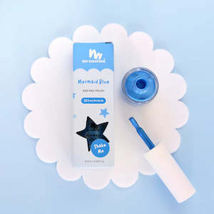 Mermaid Blue Water Based Kids Nail Polish
