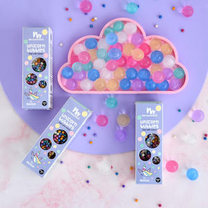 Waterbeads: Trio Pack Unicorn Bubbles Biodegradable Water Beads