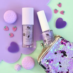 Grape Lip Gloss and Nail Polish Set