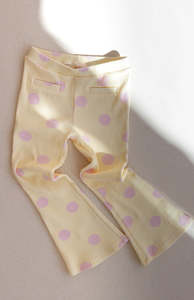 All: BUTTER DOT RIBBED FLARES