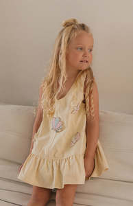 LITTLE COVE DRESS - BUTTER