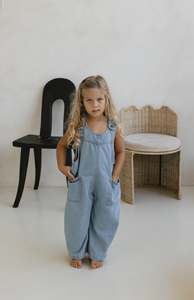 All: DENIM BARREL OVERALL