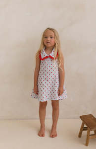 ROSIE DRESS - ROUGE BLUE